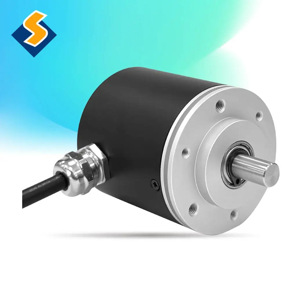 China Factory Good Quality EBM50A Muilt-turn 4096 turns Absolute-type RS485 CAN signal Magnetic Encoders strip