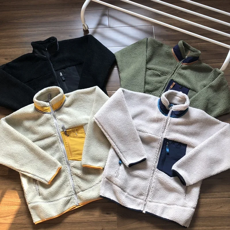 

Down Coat New Arrival Goods Japanese Style Fleece Jacket Women Man Coats Outdoor Thickened Men Winter Coat Streetwear Fashion