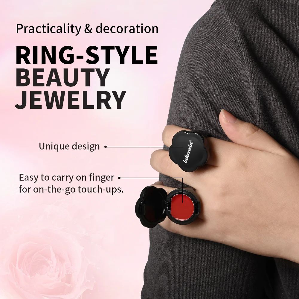 حلقة-أحمر شفاه للشفاه الخد نمط مجوهرات التجميل ماكياج طويل الأمد ترطيب تغذي 2026 موضة مستحضرات التجميل اكسسوارات #5