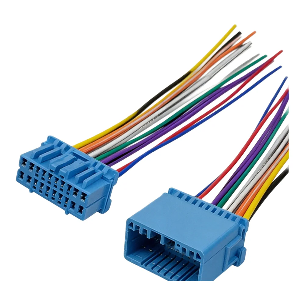 Stereo Power Wiring Harness Adapter for Honda Accord Not EX Models 2003-2007 Sedan 2001-2005 and For Suzuki XL7 2003-2006