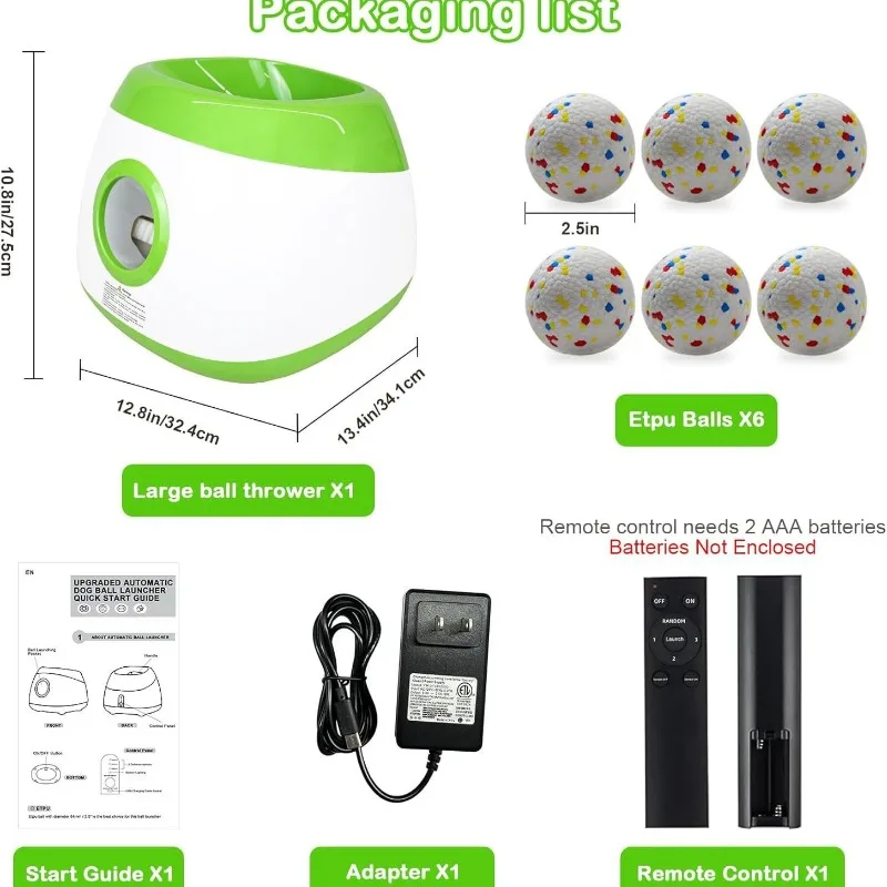 New pet dog ball toss machine, dog toy outdoor automatic serve toss machine suitable for large dogs