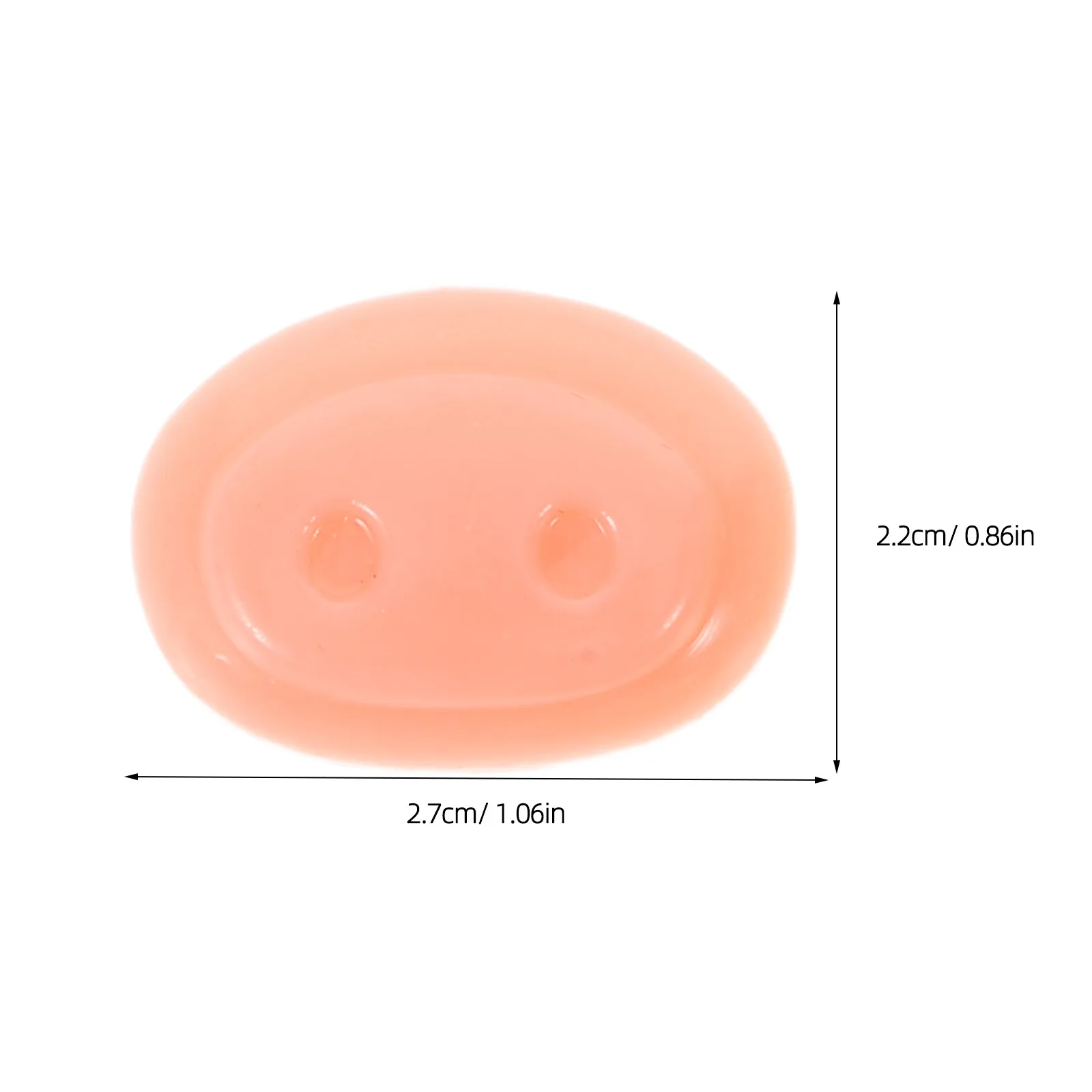 50Pcs Crochet Safety Nose for Stuffed Pig Plastic Animal Nose Craft Supplies Bulk Pack for DIY Crafting Craft Supplies
