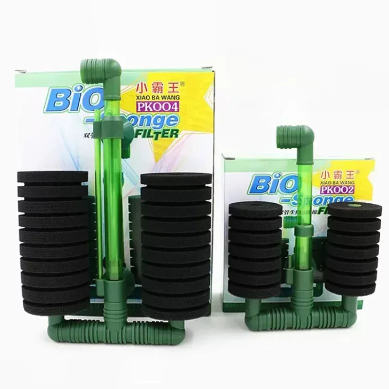 

Xinyou Double headed water fairy PK002/PK004 biochemical sponge pneumatic filter/suction cup cotton