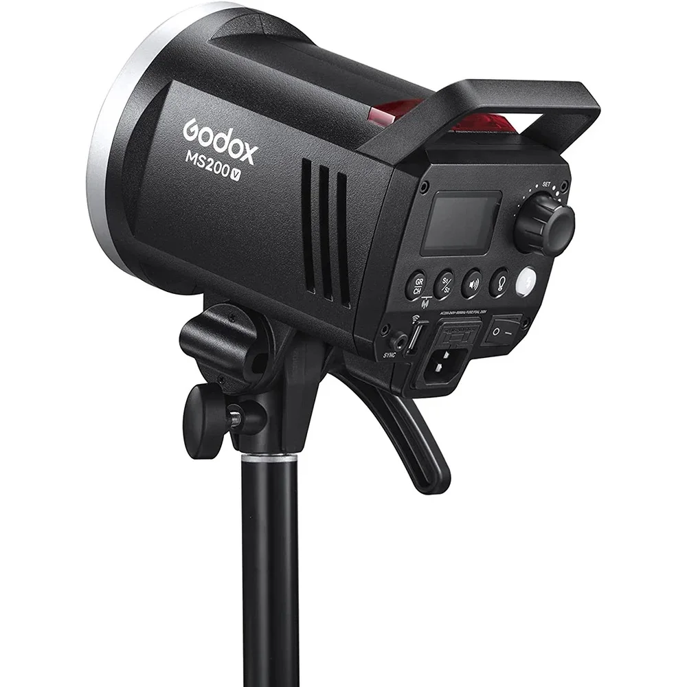 Godox MS200V 200W MS300V 300W LED Studio Flash 2.4G Wireless Receiver Lightweight Compact Bowens Mount LED Modeling Lamp