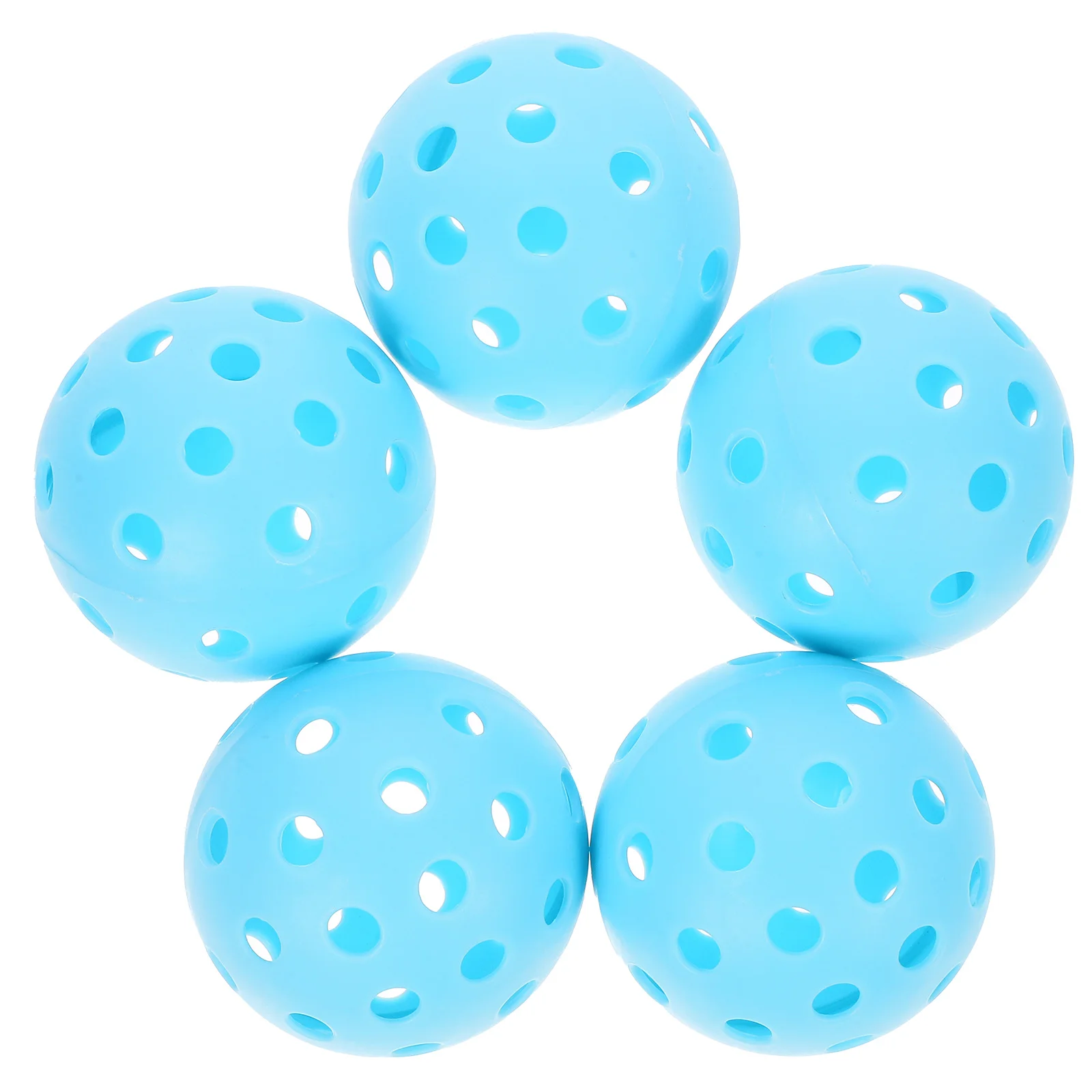 

5 Pcs Golf Pickleball Balls Game Convenient Hole Hitting Practice Outdoor Accessory Toys Daily Use