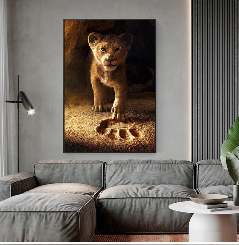 The Lion King Movie Poster Wall Art Canvas Print Canvas Painting 30x45 60x90cm Decorative Picture Wallpaper Living Room Decor