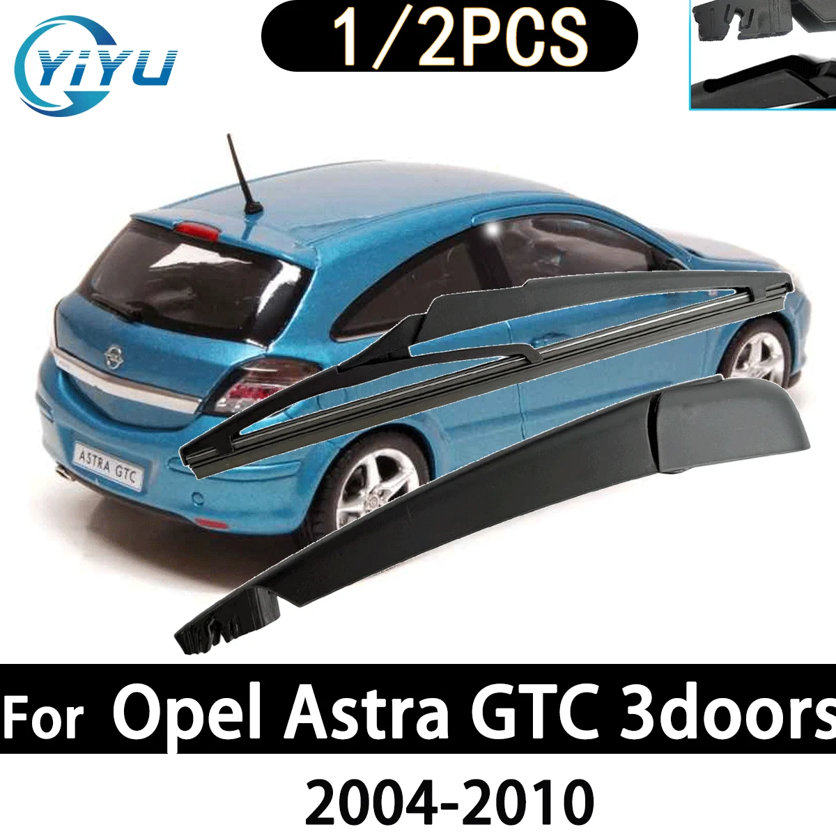 Auto Heckscheibenwischerarm Wischerblatt für Opel Astra GTC 3 Türen 2004–2010 Autozubehör Zubehör