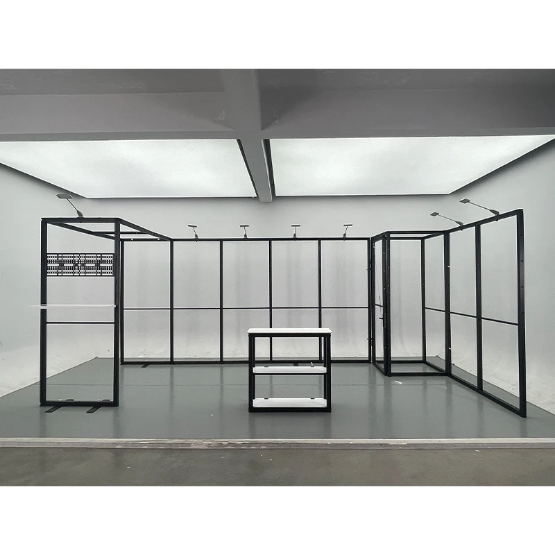 Modulares Aluminium, einfach zu montierende 10 x 20 Trade Show-Kabine mit Stauraum, hochwertige Ausstellungskabine für Veranstaltungen