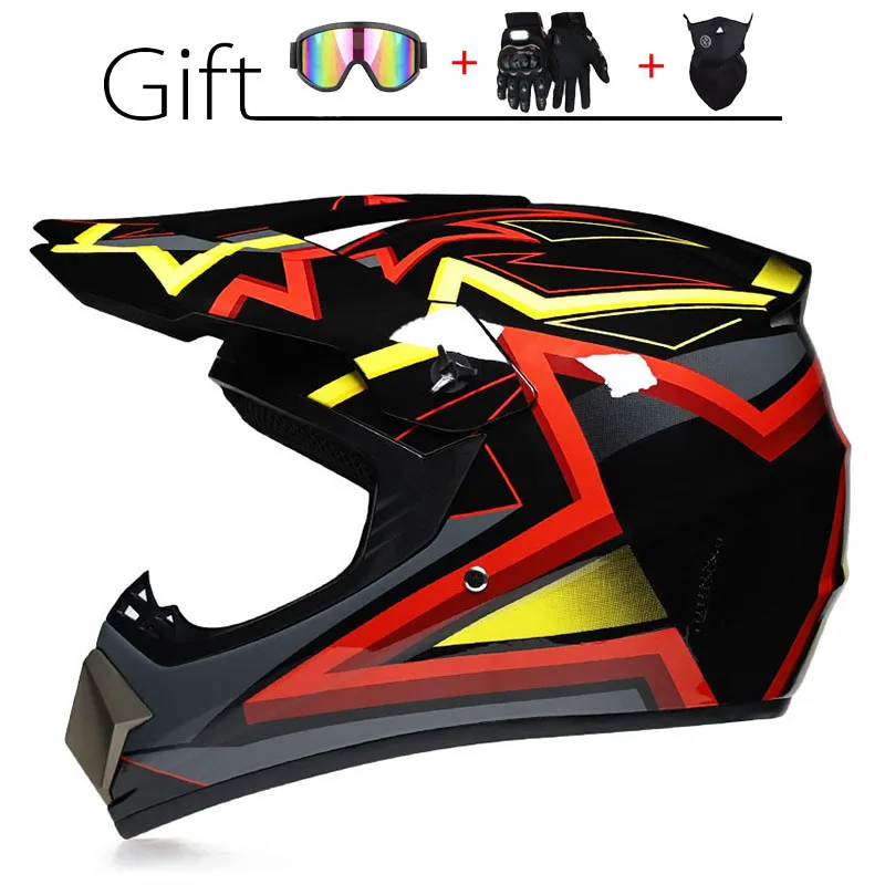 Dirt Bike Helmets Men Motorcycle Helmet Off Road Helmet Full Face Motocross Moto Dirtbike Racing Helmet Men Women Professional