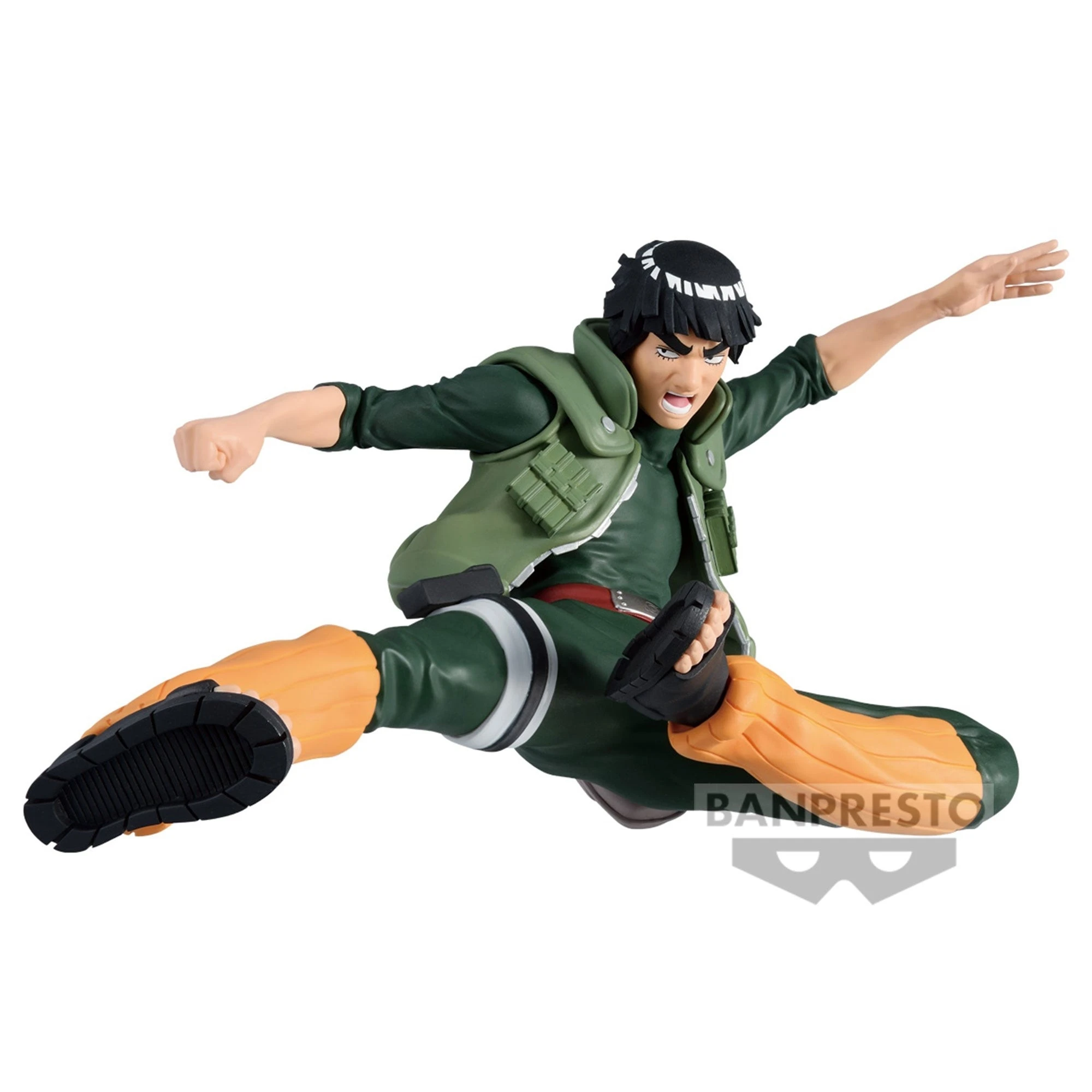 Bandai Original NARUTO Shippūden VIBRATION STARS MIGHT GUY PVC Anime Action Figure Collectible Model Toy Ornaments Boys Gift