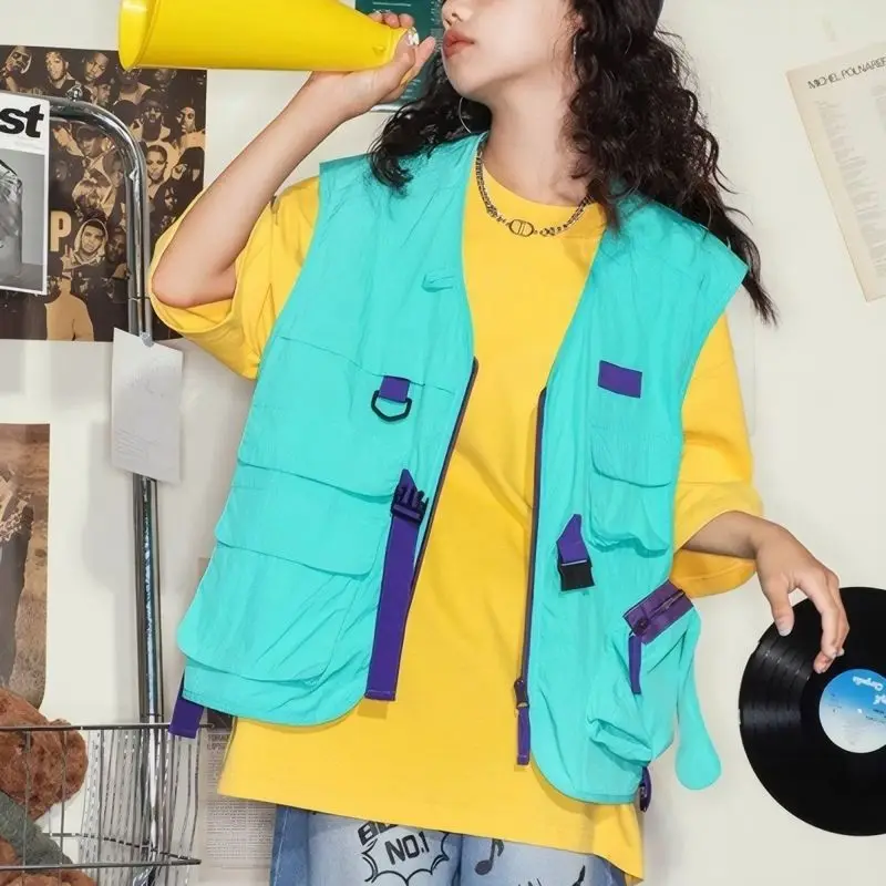 W2EJOURNEY EU US Size High Quality Outdoor Vest Casual Fishing Work Safari Travel Photo Cargo Vest Jacket Multi Pockets