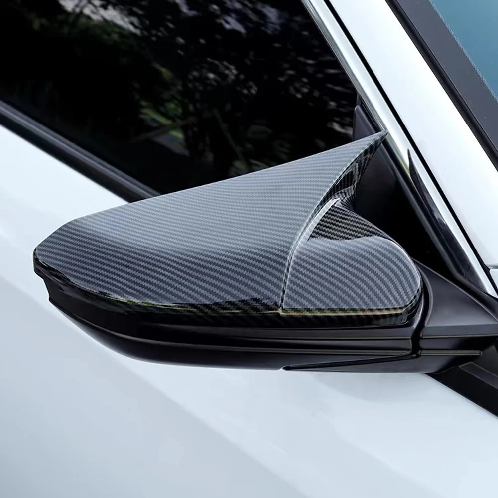 

Carbon Fiber Mirror Cover For Honda Civic 10th 2016 2017 2018 2019 2020 Car Exterior Rear View Caps Rearview Shell Add On