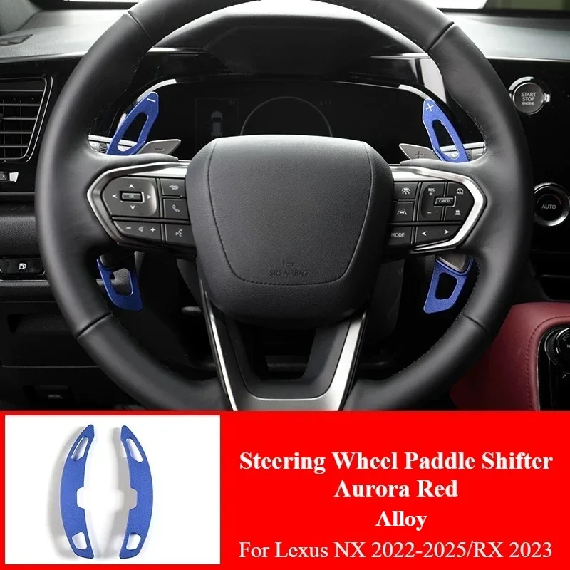 Interior Accessories For Lexus NX/ES/IS/RC/RX/UX 2018-2025 Real Carbon Fiber Steering Wheel Shift Paddle Custom Precise Fit