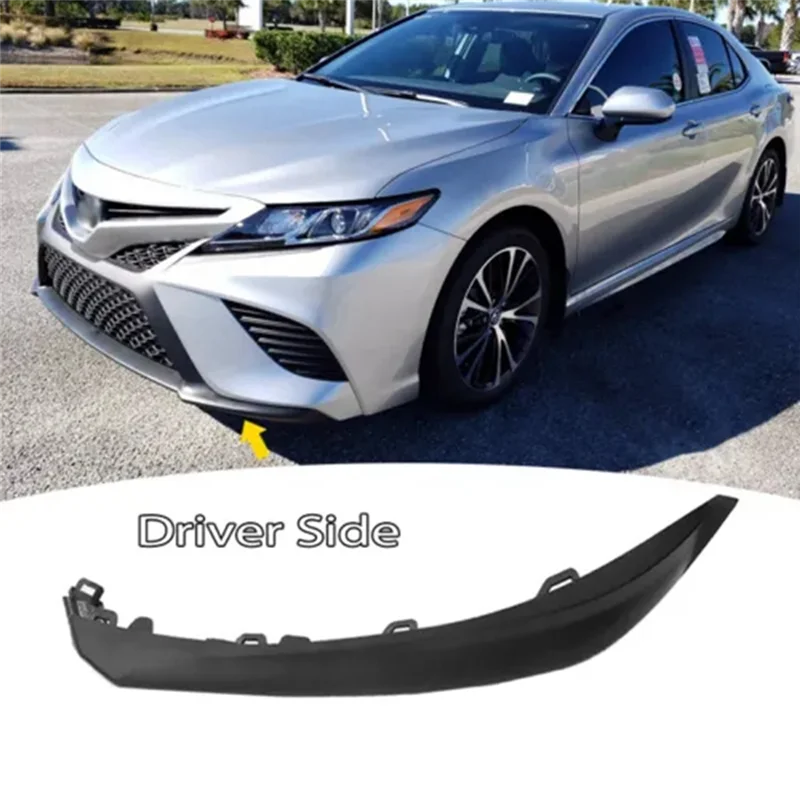 ABRU-Front Bumper Lower Trim Strip Grille Molding Cover For Toyota Camry SE/XSE EAH 2018-2020