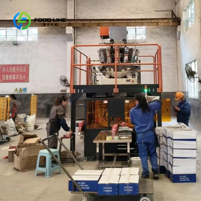 Customized Electric Automatic PLC Rotary Box Filling Machine for Food Hardware Fastener Packaging and Sealing Machine