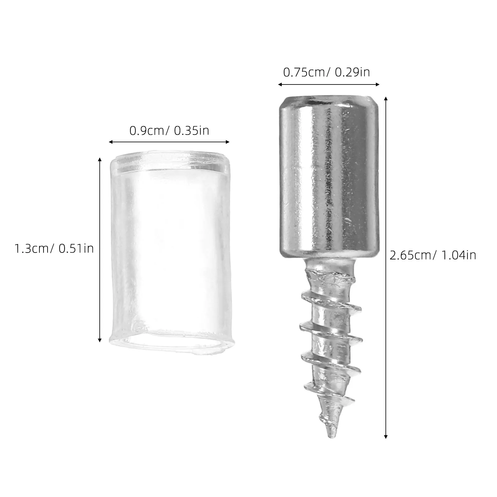 80Pcs Adjustable Shelf Support Pegs No-Drill Self-Tapping Cabinet Shelf Screws Removable Layer Board Supports for Cupboard