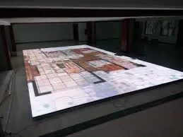 Layar Panggung Interaktif P3.91mm SMD2121, Proyeksi Lantai, Layar LED Luar Ruangan Tahan Cuaca Khusus