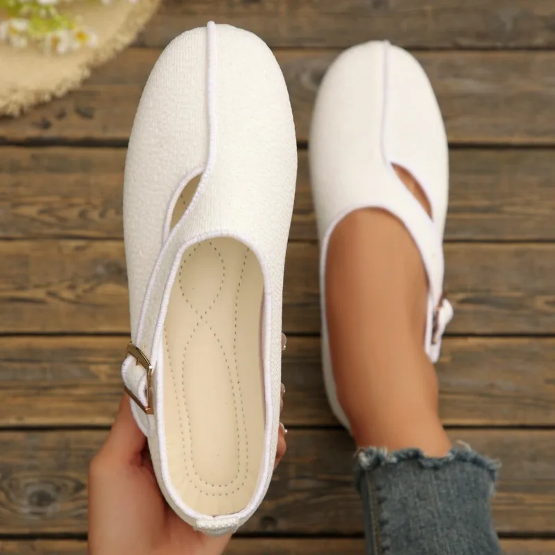 Spring and Autumn Women's Comfortable Solid Color Single Shoes 2026 New Women Lightweight Casual Fashionable Low Top Shoes