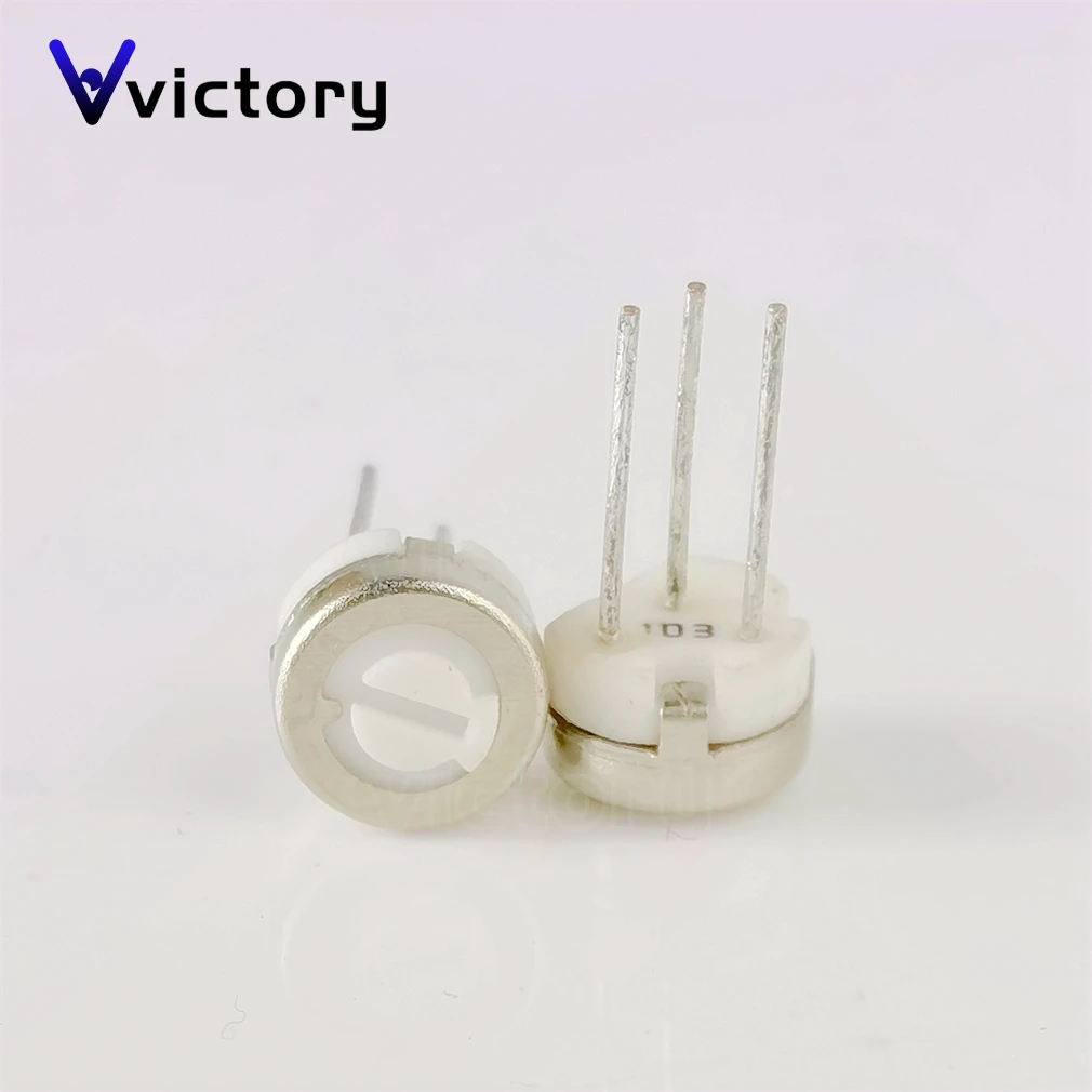 5 قطع مقياس الجهد الدقيق بدوره واحد 3329H 102 202 502 103 المقاوم القابل للتعديل 1K 2K 5K 10K