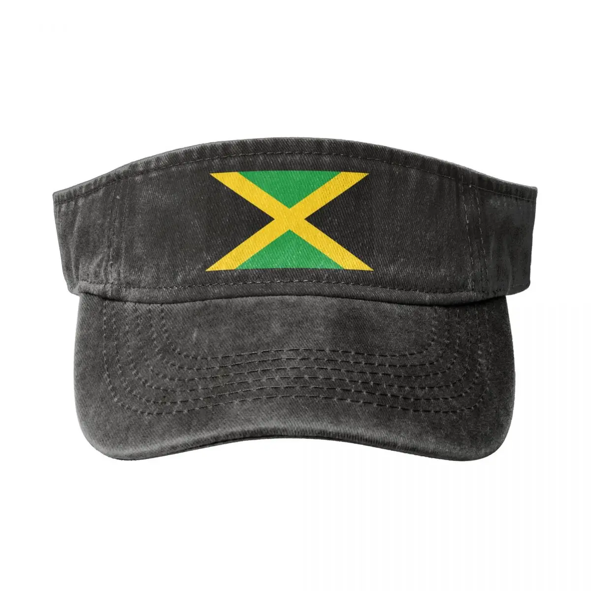 

Flag Of Jamaica Green Yellow Black Baseball Cap Sun Cap Sun Hats Visor Empty Top Sports Tennis Running Hats