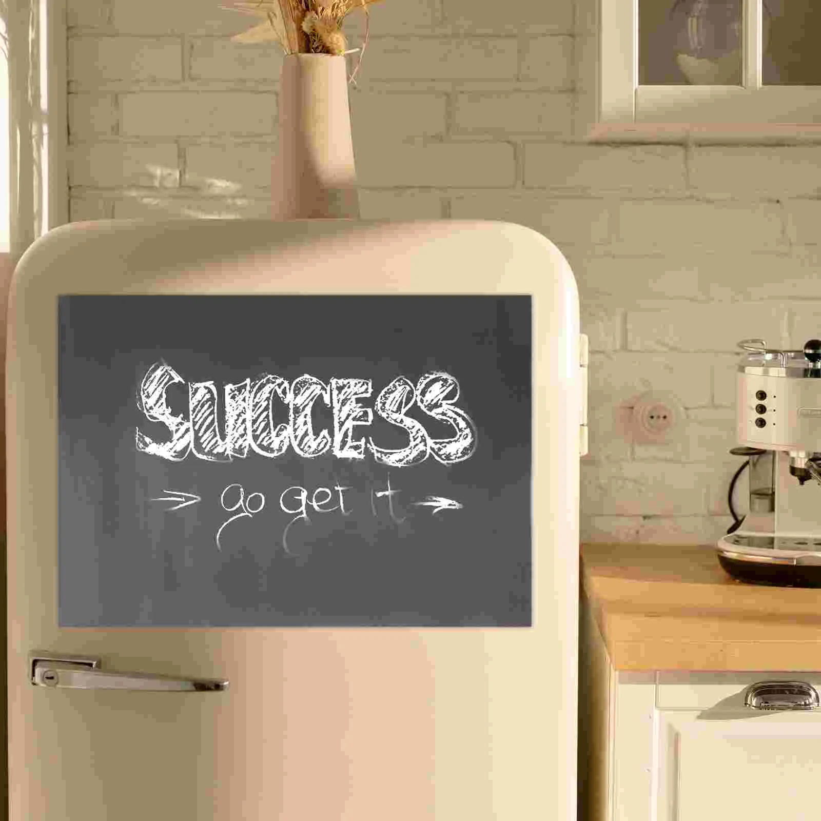 Magnetic Fridge Board Reminding Message Note Refrigerators Blackboard Writing Sticker Plastic Child