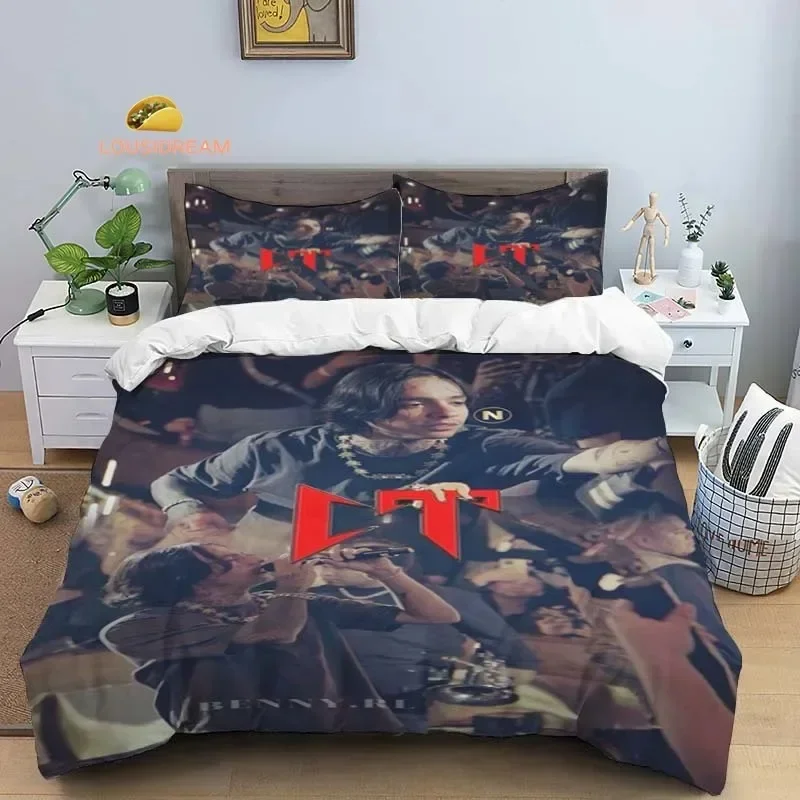 

Rapper Natanael Cano Print Sheet Quilt Covers Bedding Dormitory Sheets Bedding Set Soft Warm Bedding Set