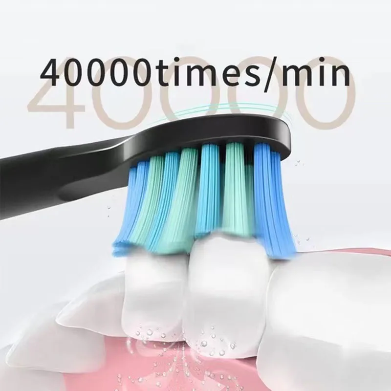 Fairywill Adult Electric Toothbrush Sonic Waterproof 5 Modes USB Rechargeable With Replacement Brush Heads Smart Timer FW-2306
