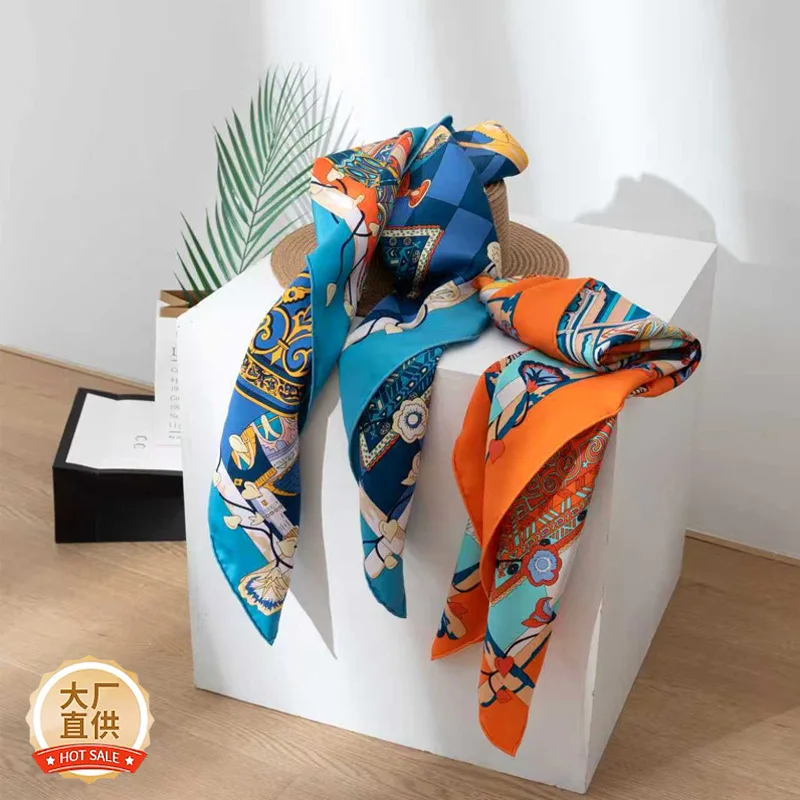 to Give Mom Gift for Mother-in-Law Scarf Design Fashion Square Matching Shirt All-Matching Shawl