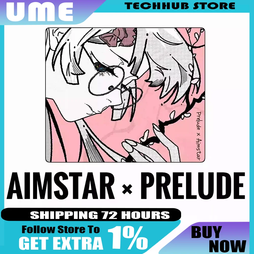

Коврик для мыши Ume Fine Aimstar × Prelude Joint Control Коврик для мыши Chloris Series Домашний офис Милый мультяшный коврик для компьютерной мыши