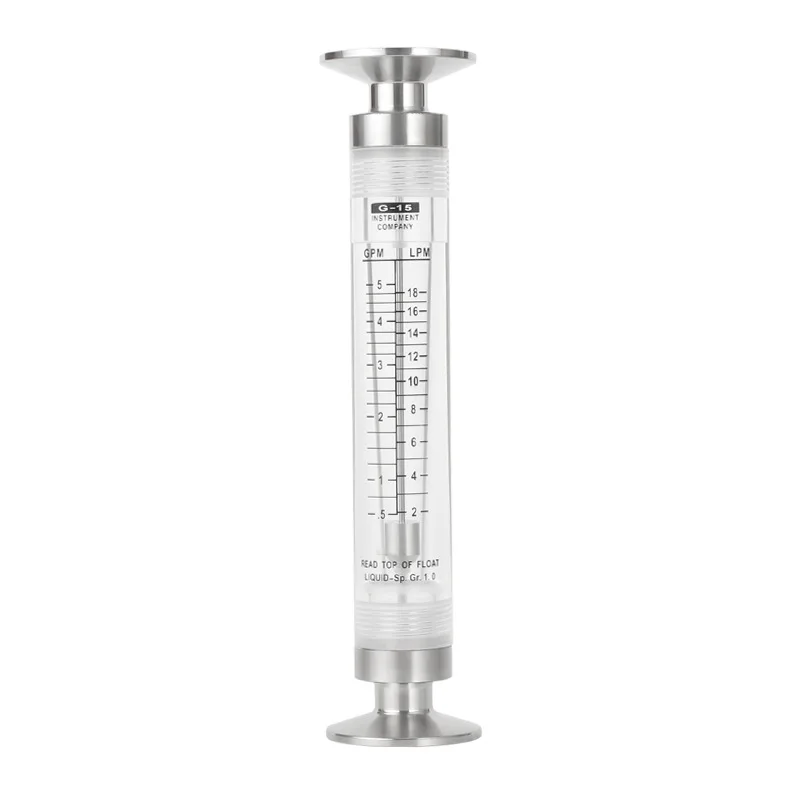 15/25G Series Plexiglass Float Flow Meter LZM Pipeline Float Flow Meter