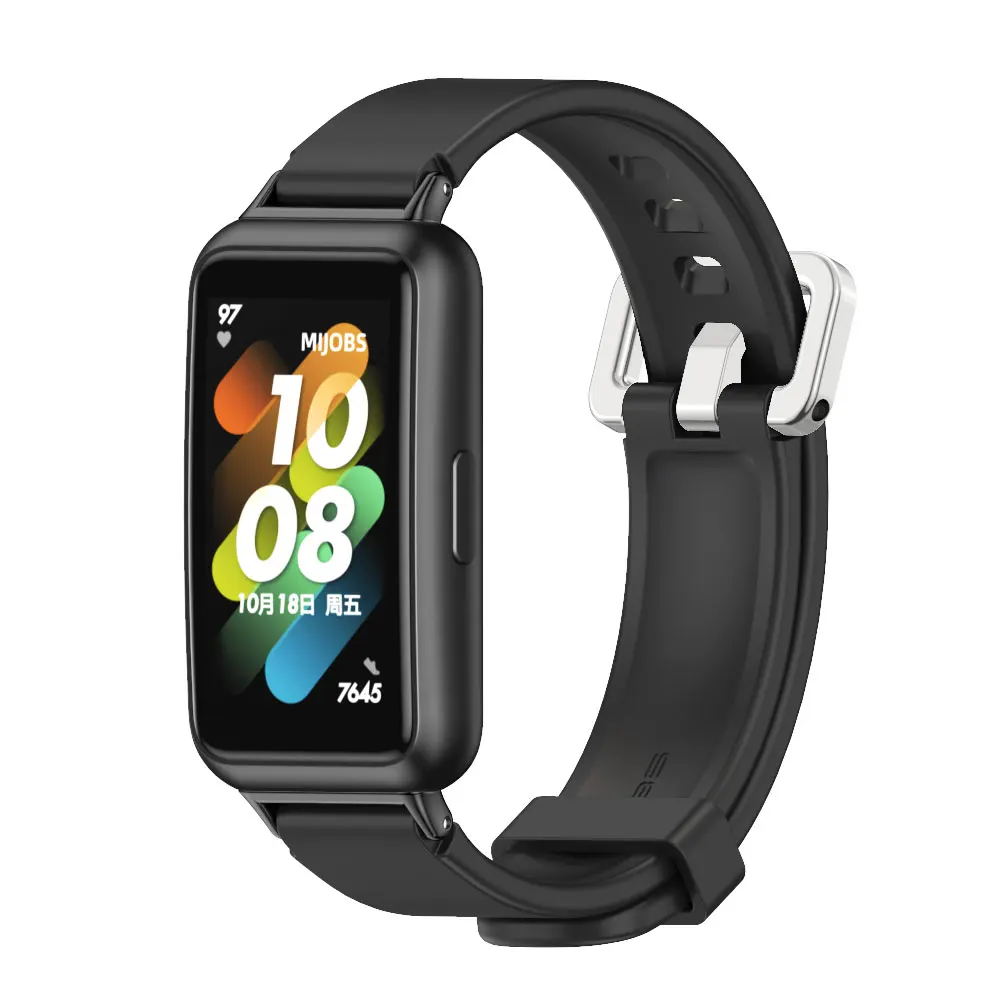 シリコーンストラップhuawei社時計バンド7ブレスレットアクセサリースマート交換新パネライリストバンドコレアhuawei社7バンド