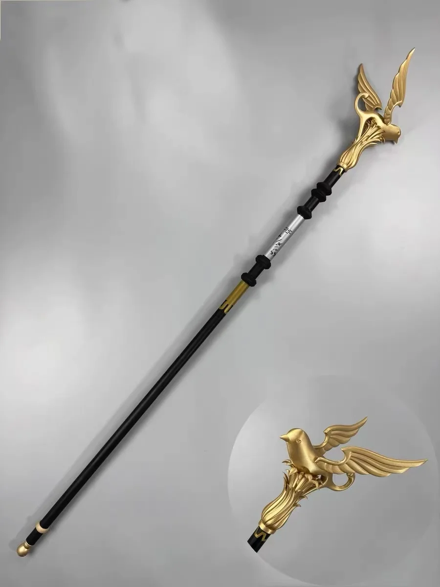 Phoebe Cos Walking Stick Wand Weapons Game Wuthering Waves Cosplay Prop Halloween Christmas Party Costume Accessories