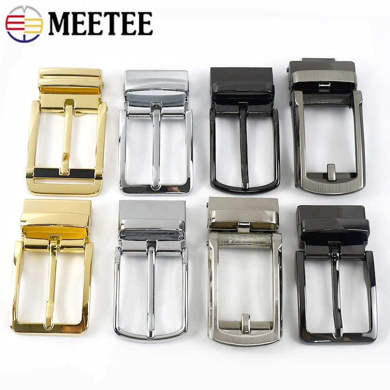 Metal Men Belt Buckles Single Pin Buckle for 33-34mm Belts Head DIY Casual Jeans Leather Craft Accessories