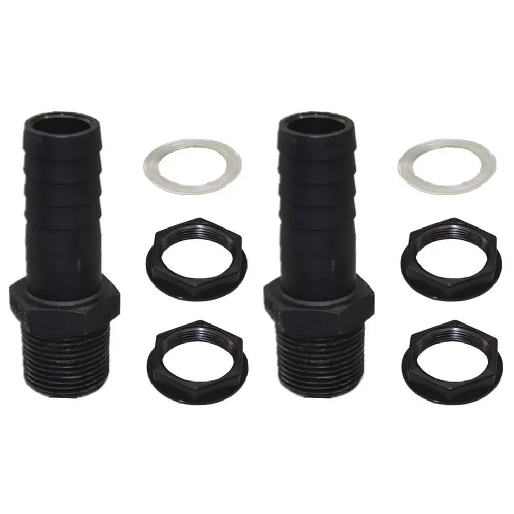 

25mm Hose Connectors Set of 2 for Rainwater Barrels with Sealing Rings and Washers for Secure and Reliable Water Transfer System
