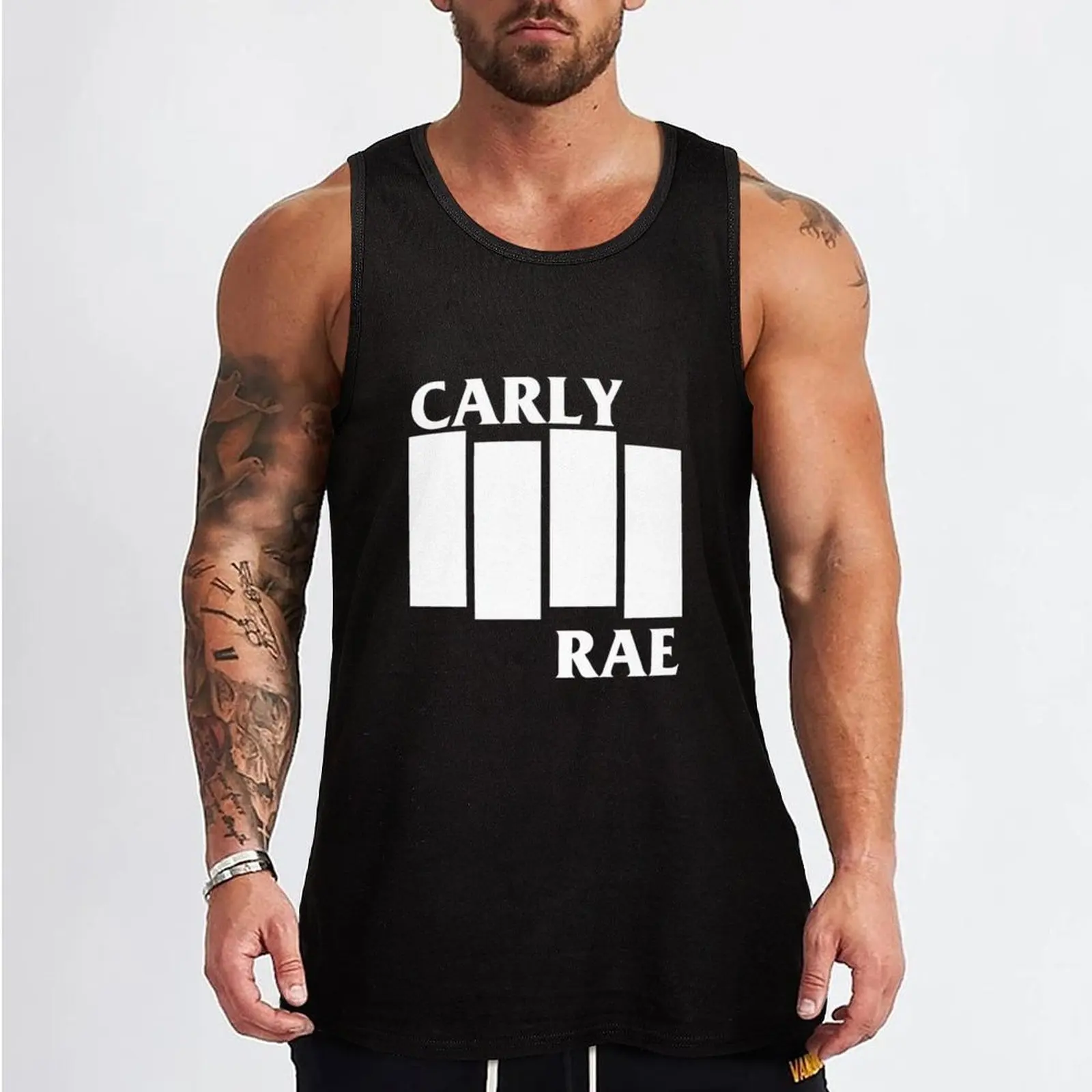 CARLY RAE JEPSENN Tank Top Male vest gym t-shirts man