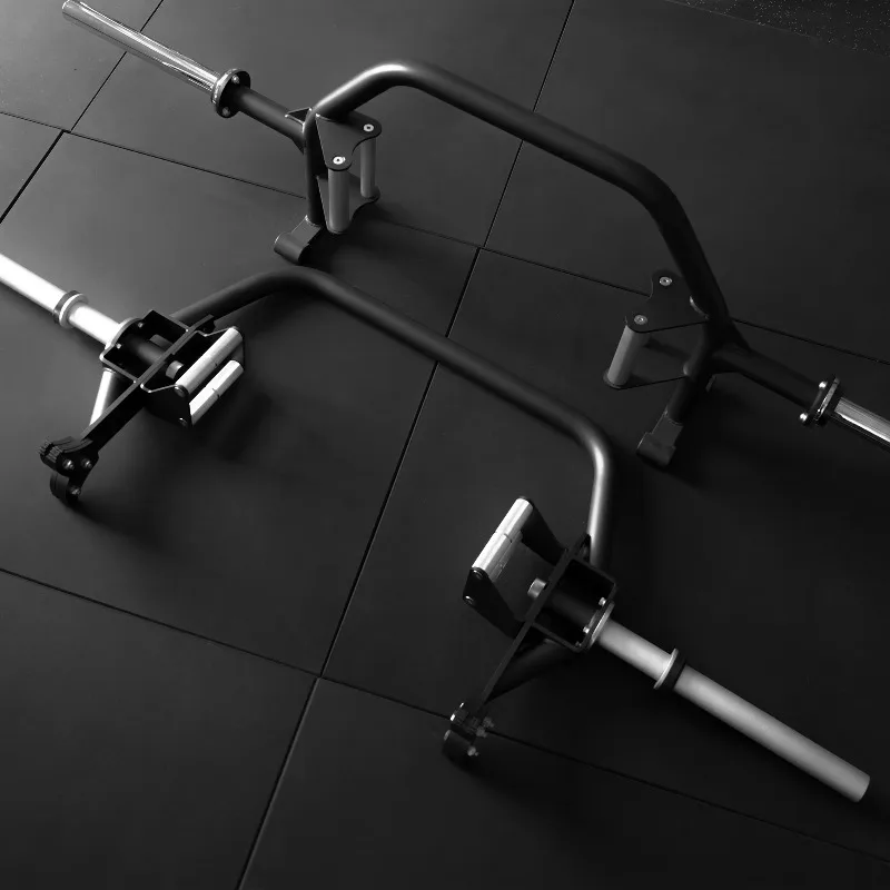 35Kg steel barbell open hexagonal trap bar for weightlifting and free weights, chrome standard