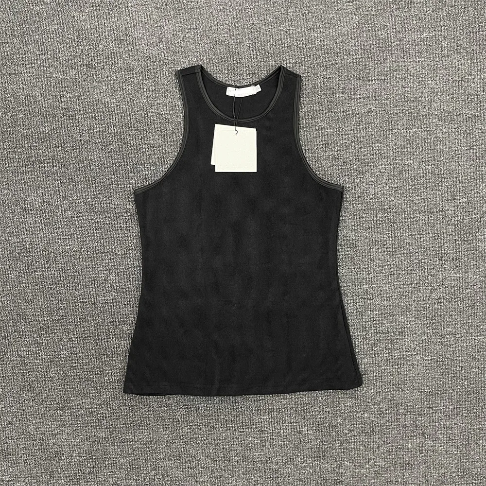 Maxdutti Tank Tops Basic Sleeveless Tshirts Women Knitwear Minimalist Ladies For 2024 Multicolor Sexy