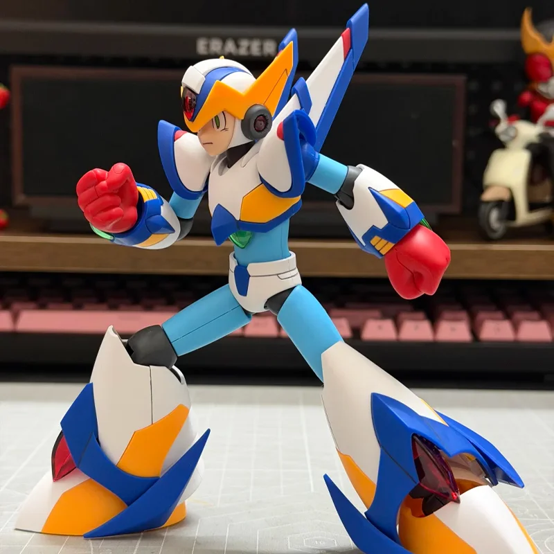 SS KP701 Mega Man X Fifth Form Falcon Action Figures Assembly Model Kit Rockman Desktop Ornament Doll Boy Puzzle Toy Collectible view 6