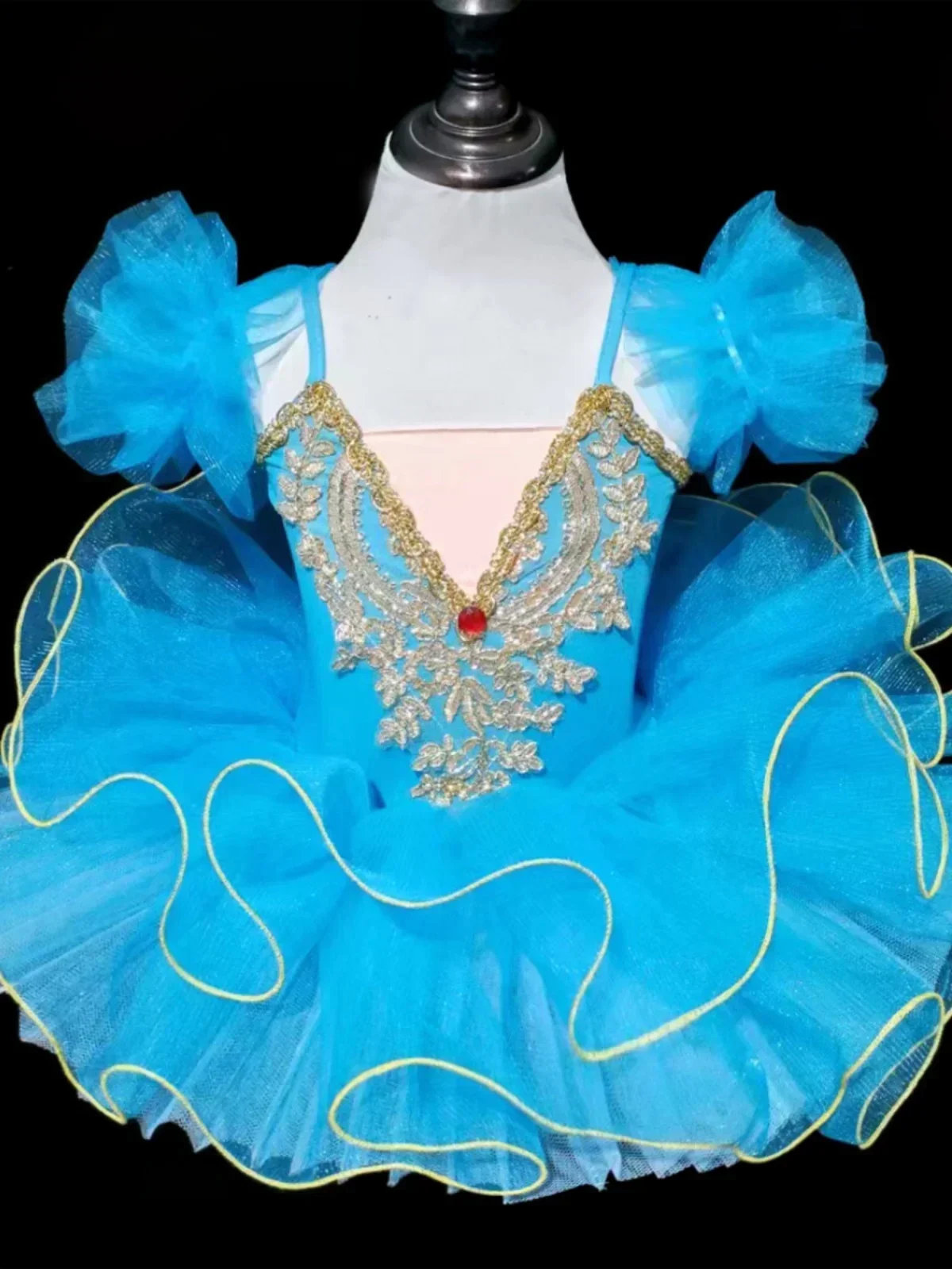 

Girls Tutu New Halter Tutu Children Tutu Performance Clothing Toddler Swan Dance Performance Clothing Dance Costume Disfraz