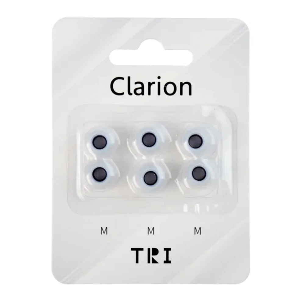 Clarion-almohadillas de silicona para auriculares, almohadillas para auriculares, accesorios para auriculares de marca, modelo de pares