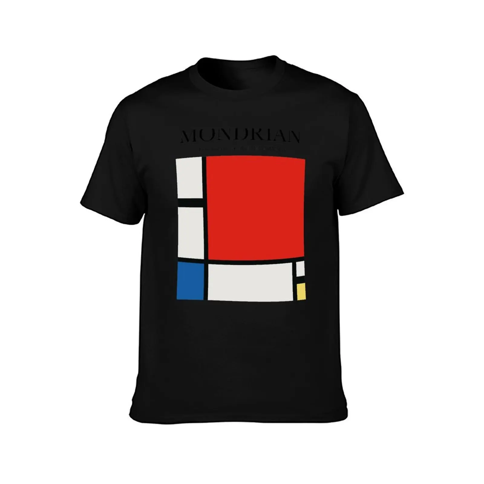 Mondrian - Composition with Red, Blue and Yellow T-Shirt Casual Daily Outfit T-Shirt