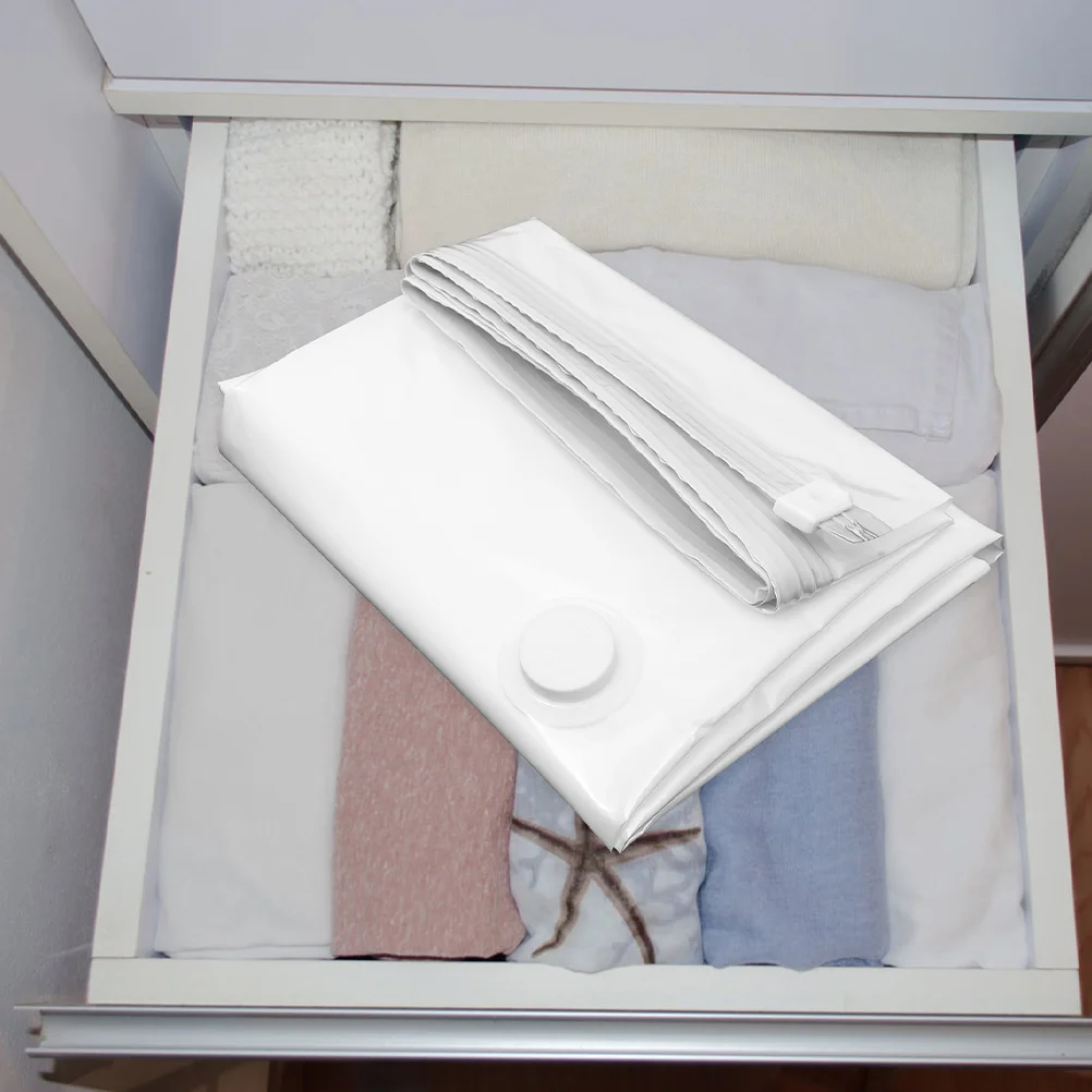 

2Pcs Mattress Vacuum Bags Vacuum Seal Compression Storage Bag for Clothes Bedding Bedroom Living Room Storage Organizer