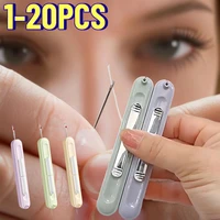 2 In 1 Needle Threader and Seam Ripper Tool Multifunctional Sewing Thread Remover Cross Stitch Crafting Accessories Easy Use 2