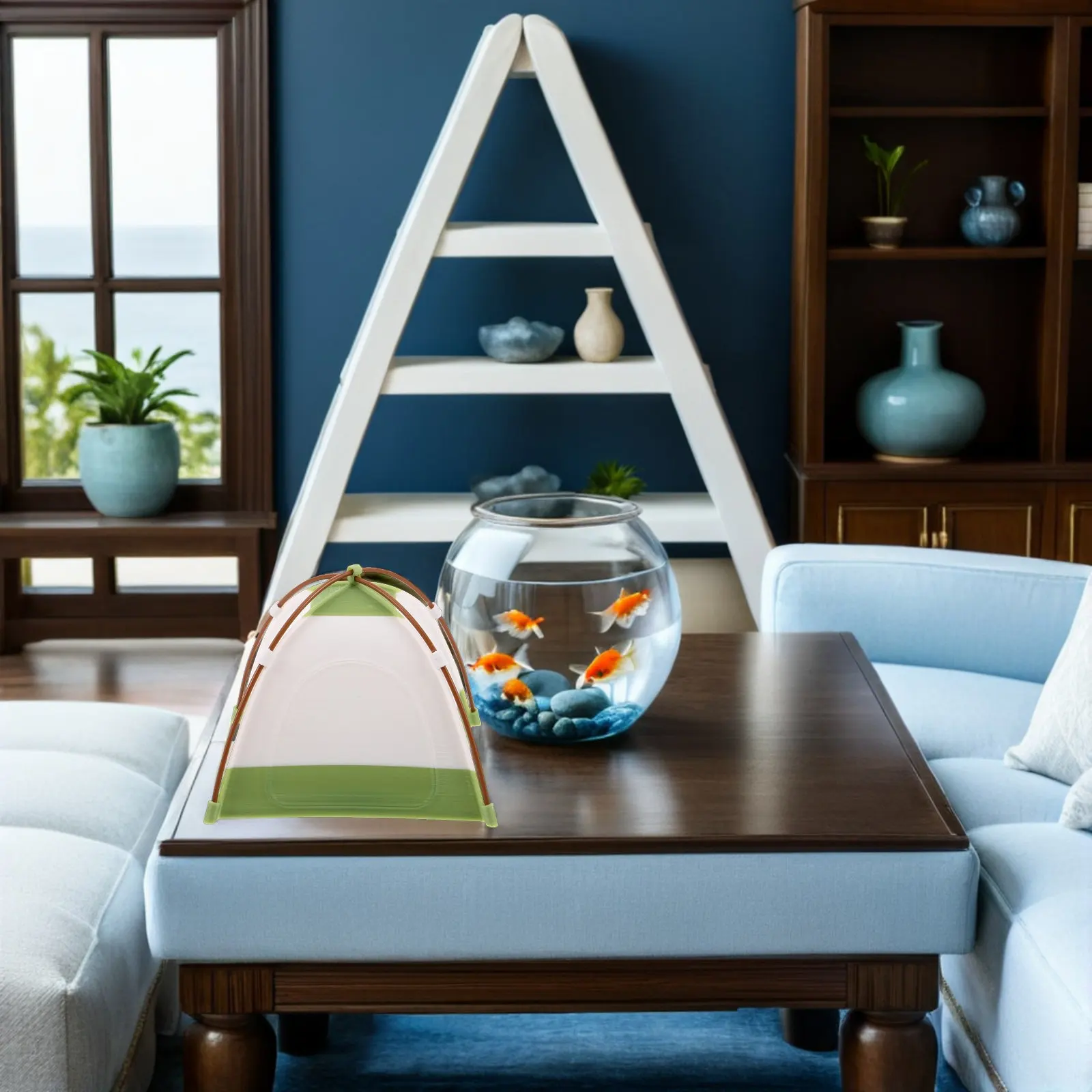 

Миниатюрная палатка для кукольного домика в масштабе 1:12 - Реалистичный аксессуар для декора уличного кемпинга, идеальный для демонстрации приключенческих сцен в игровой комнате