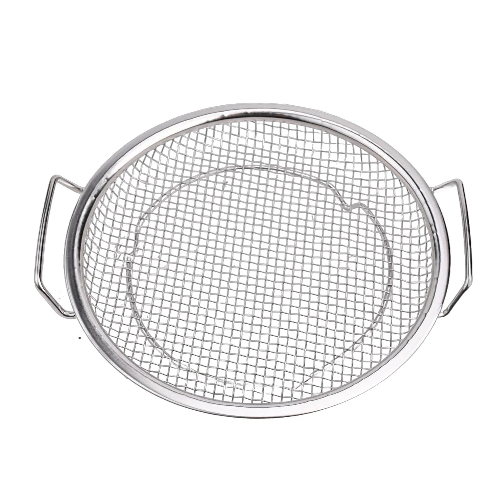 Cooking Accessory Stainless Steel Oil Filter Oil Draining Rack Double-ear Design Easy To Clean Efficient Filtration