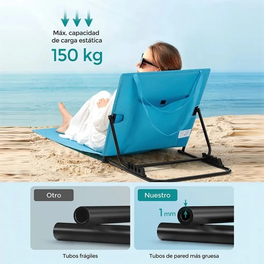 foldable-design-beach-lounger-reclining-function-headrest-folding-lounge-chair-with-handle-portable-beach-bed-outdoor-camping