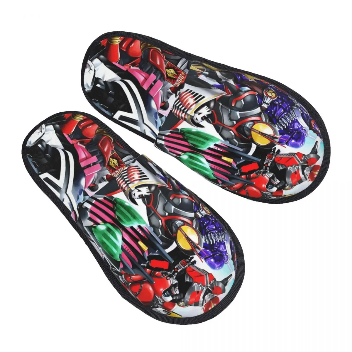 

Custom Anime K-Kamenes R-Rideres Cartoons Soft Memory Foam House Slippers Women Classical Comfy Warm Anti-skid Sole Slipper