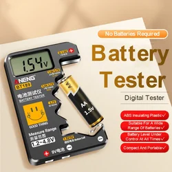 Tester batteria digitale BT189 Tester batteria 9V AA AAA cella a bottone Tester batteria Display digitale LCD universale per uso domestico