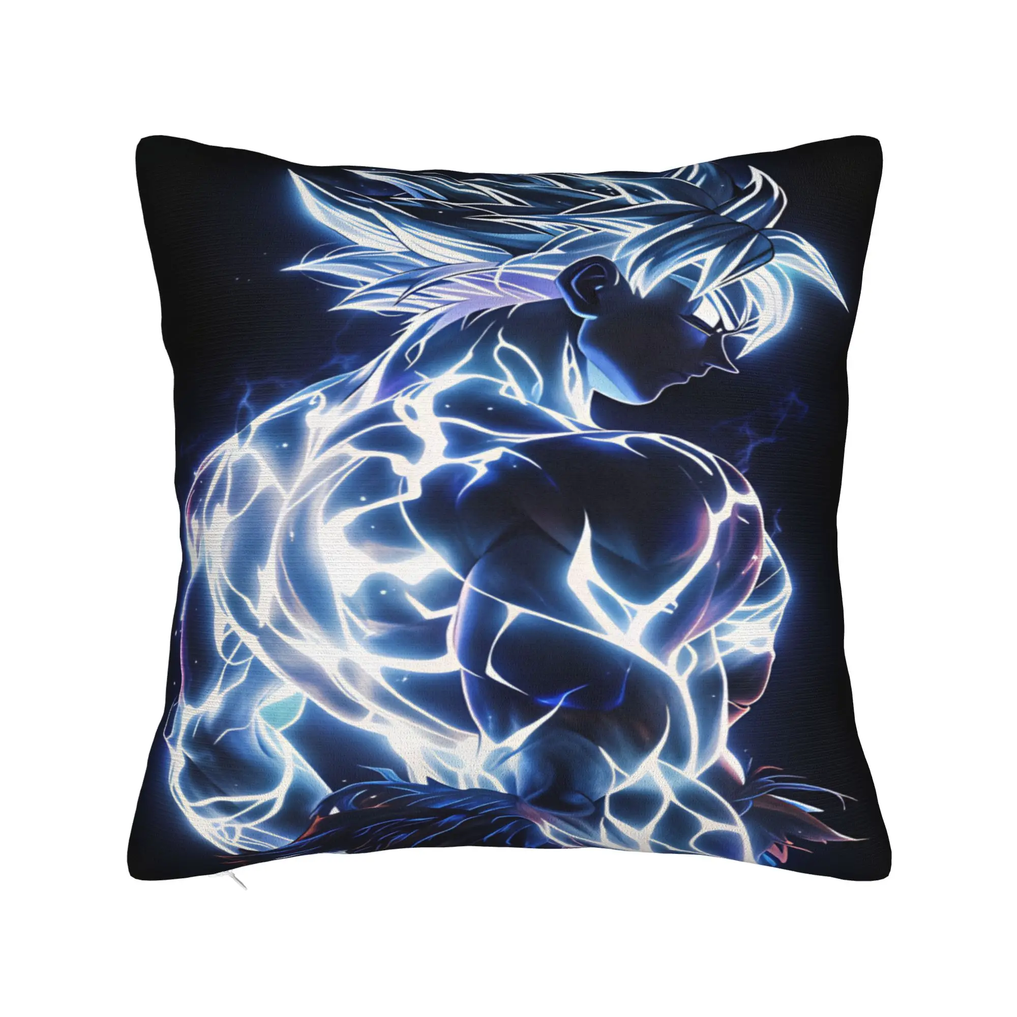 Pillow Cover Son Goku Dragons Balls Retro Trendy Pillow Case For Sofa Bedroom Home Decor Pillowcases