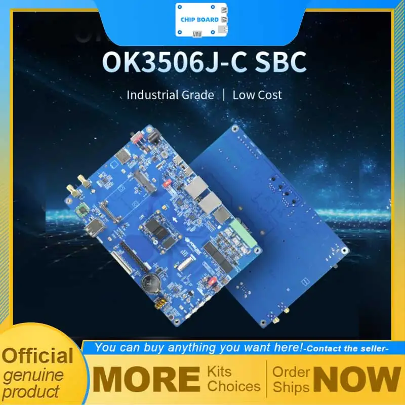Forlinx OK3506J-C SBC based on Rockchip RK3506J with Cortex-A7 and M0 cores, flexible memory options and Linux 6.1 support